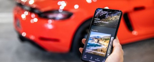 Porsche App als digitaler Reiseführer für Touren und Navigation